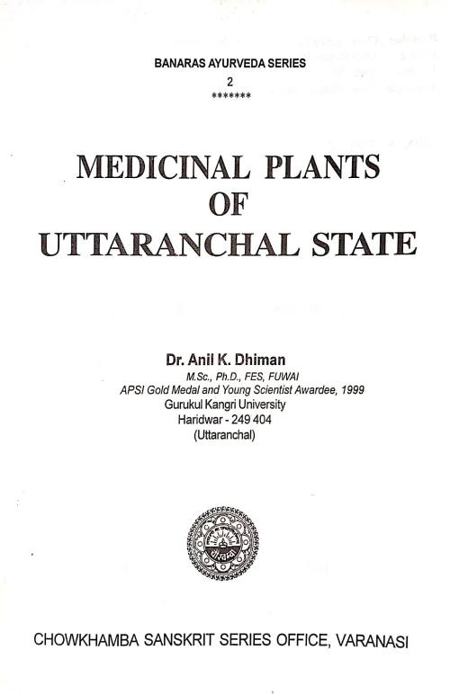 Medicinal Plants of Uttaranchal State